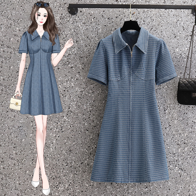 เดรสคนอ้วน เดรสสาวอวบ ชุดเดรสคนอ้วนวัยรุ่น BY PLUS SIZE Girl