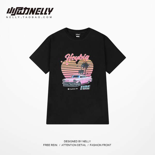 เสื้อยืดคอกลม ผู้ชาย เสื้อยืดผู้ชายเกาหลี เสื้อยืดเกาหลี แบรนด์ NELLY
