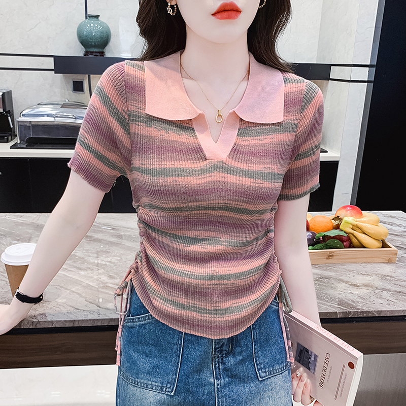 เสื้อผ้าวัยรุ่นเกาหลี เสื้อยืดวัยรุ่นผู้หญิง มีขนาด S M L XL