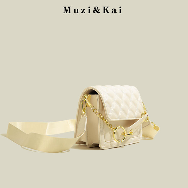กระเป๋าสะพายข้างผู้หญิง กระเป๋าสะพายสไตล์เกาหลี By Muzi&Kai