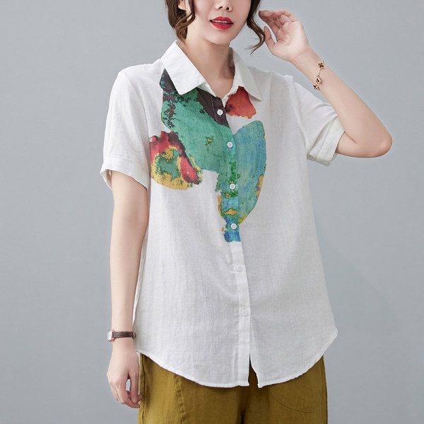 เสื้อลินิน แบบเสื้อสวยๆ เสื้อผ้าฝ้ายลินิน เสื้อเชิ้ตผ้าลินิน BY LININ