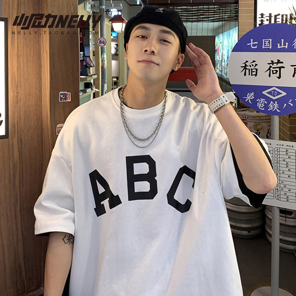 เสื้อยืดคอกลม ผู้ชาย เสื้อยืดผู้ชายเกาหลี เสื้อยืดเกาหลี แบรนด์ NELLY