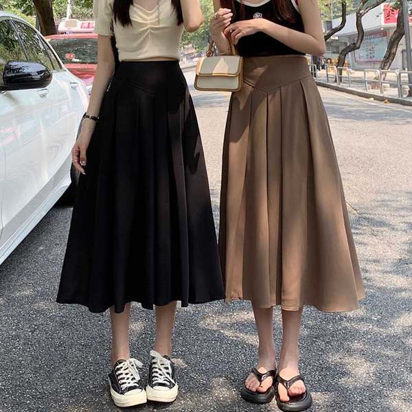 กระโปรงยาว กระโปรงยาวทรงเอ กระโปรงทำงาน