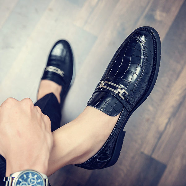 รองเท้าหนังผู้ชาย มีไซส์39-44 รองเท้าโลฟเฟอร์ชาย Slip-On Shoes