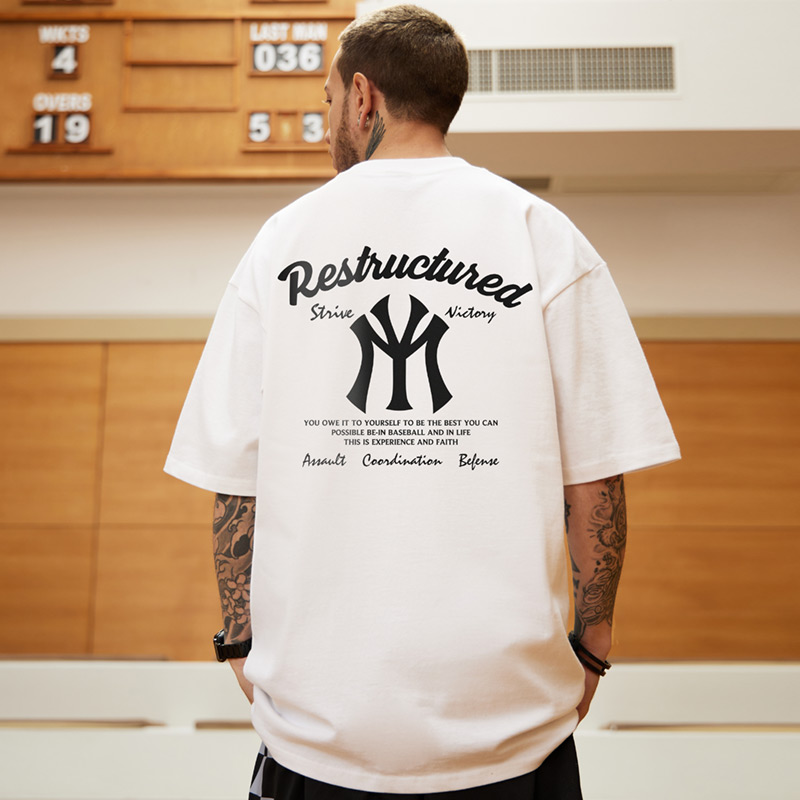 เสื้อยืดผู้ชายอ้วน S-5XL(อกเสื้อ39-51นิ้ว)
