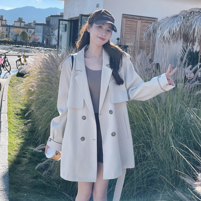 เสื้อโค้ท เสื้อโค้ทกันหนาว เสื้อโค้ทใส่เที่ยวต่างประเทศ ยี่ห้อ: Qianziqian