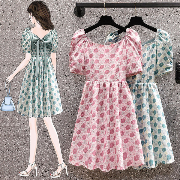 เดรสคนอ้วน เดรสสาวอวบ ชุดเดรสคนอ้วนวัยรุ่น BY PLUS SIZE Girl