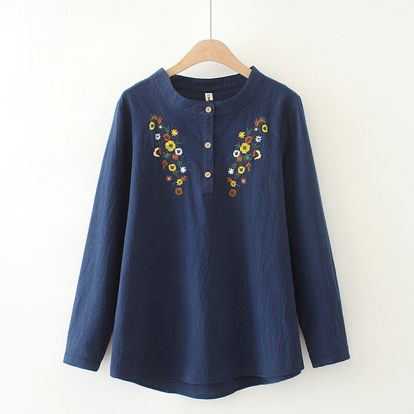 เสื้อลินินสไตล์ผู้ใหญ่ เสื้อคุณแม่ เสื้อผู้ใหญ่ แบรนด์ LININ