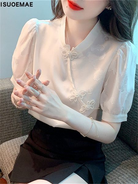 เสื้อลูกไม้ แขนสั้น