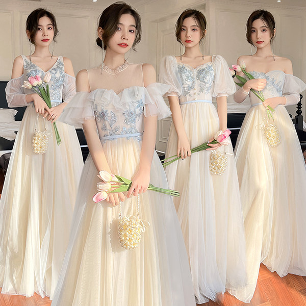 ชุดเพื่อนเจ้าสาวสีครีม