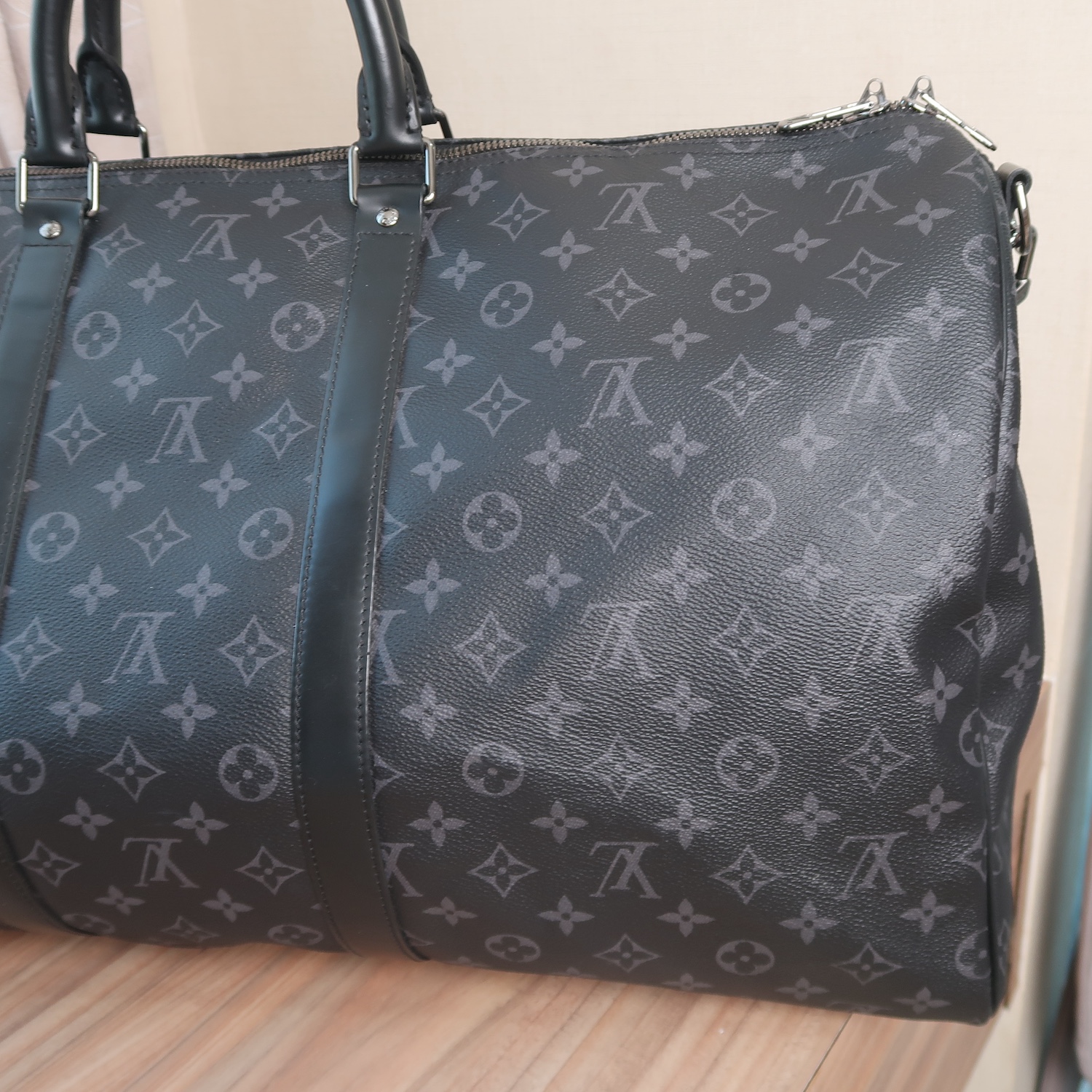Louis Vuitton Monogram Eclipse Keepall 55 (2019)