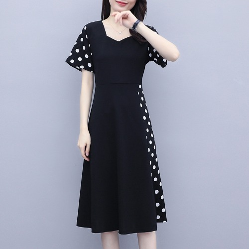 เดรสคนอ้วน มีไซต์ XL-5XL Beautiful Feet Fashion Shoes