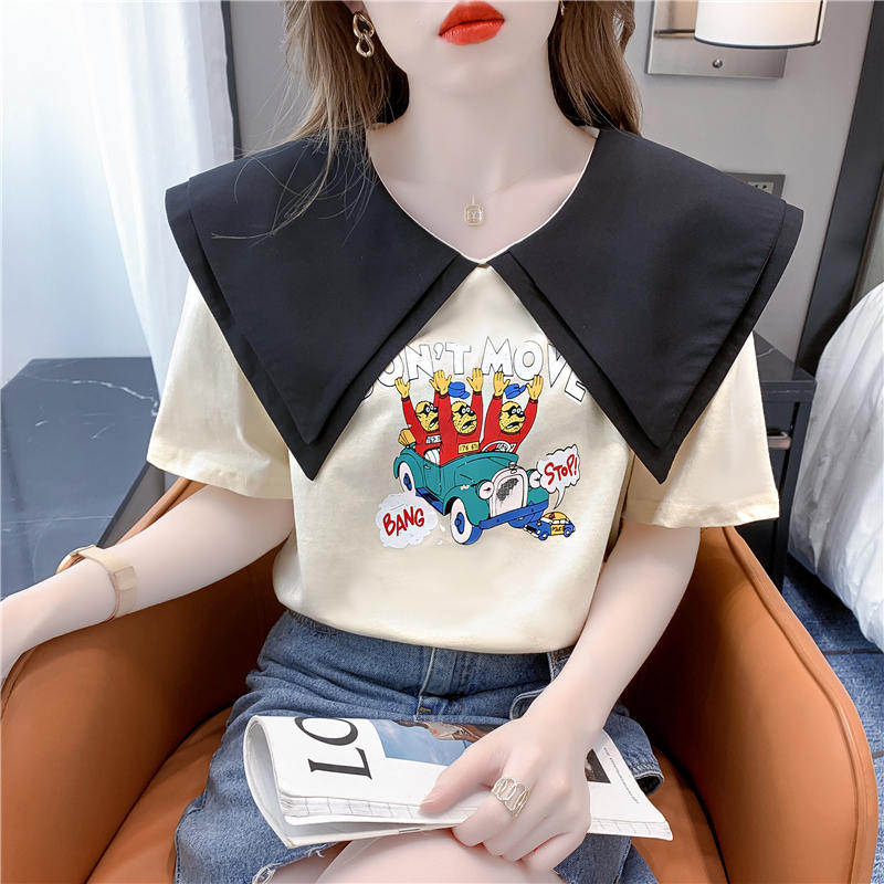 เสื้อยืดวัยรุ่นน่ารักๆ เสื้อวัยรุ่นแขนสั้น เสื้อผ้าวัยรุ่นเกาหลี แบรนด์ Wiyike