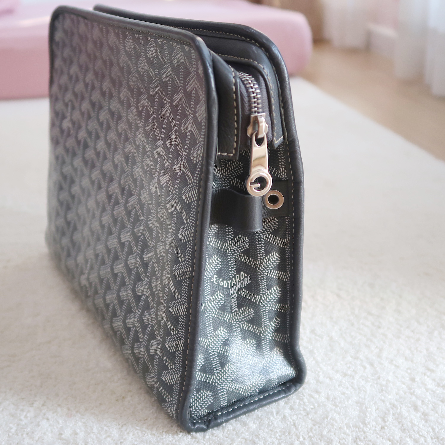 Goyard Grey Jouvence Clutch MM 2020