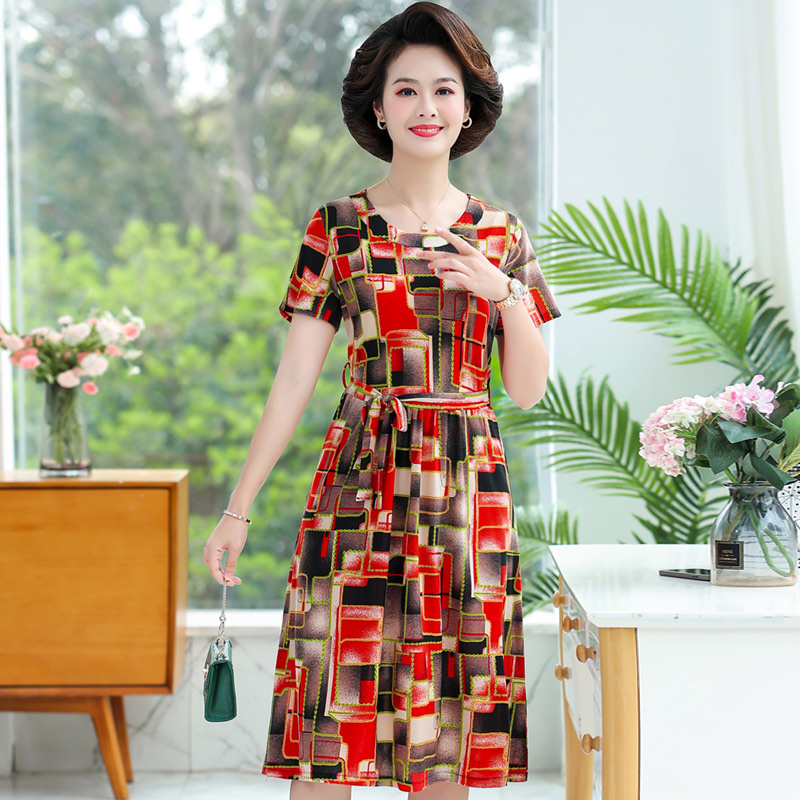 เดรสวัยผู้ใหญ่40-60ปี เดรสคุณแม่ ชุดเดรสทำงานวัยผู้ใหญ่ แบรนด์ MAMA DRESS