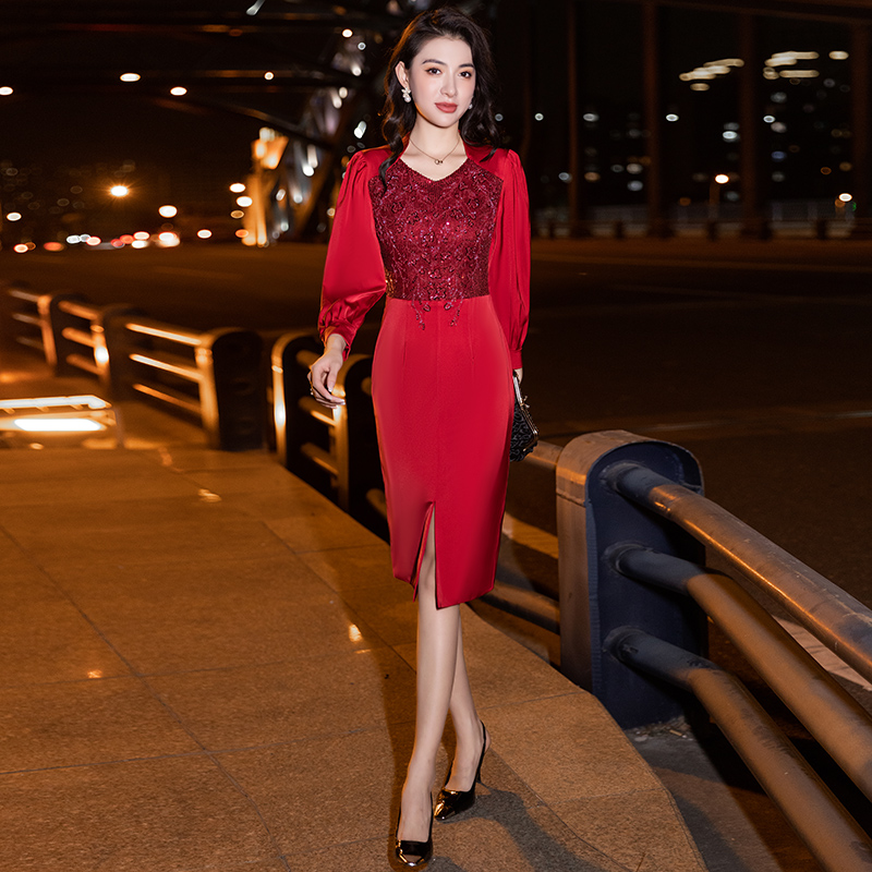 ชุดราตรี ชุดราตรีสวยหรู แบบ ทันสมัย Evening dress