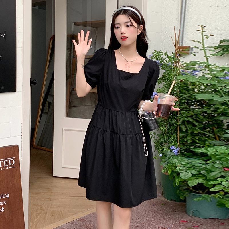 เดรสวัยรุ่น-เดรสคนอ้วนวัยรุ่น L-4XL(อก38-46 นิ้ว)