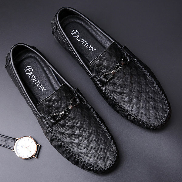 รองเท้าหนังผู้ชาย มีไซส์39-44 รองเท้าโลฟเฟอร์ชาย Slip-On Shoes
