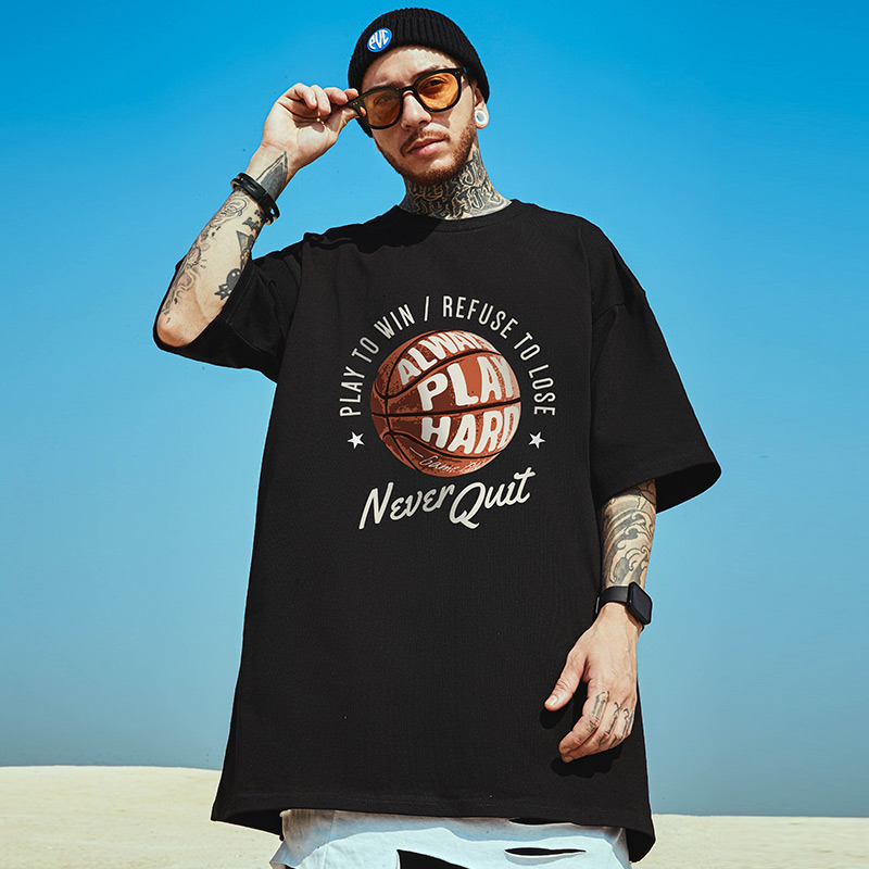 เสื้อยืดผู้ชายอ้วน S-5XL(อกเสื้อ39-51นิ้ว)