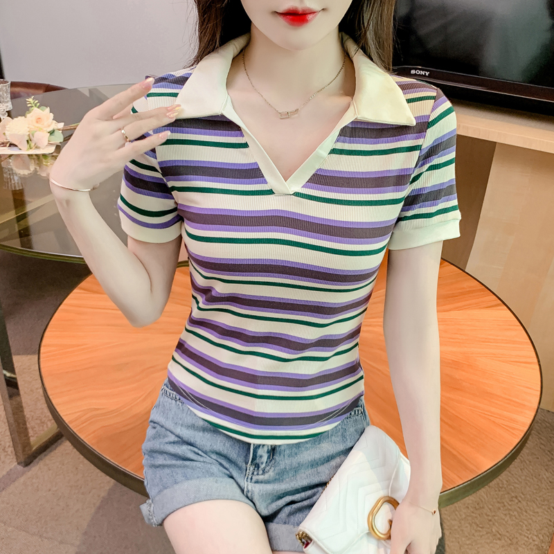 เสื้อผ้าวัยรุ่นเกาหลี เสื้อยืดวัยรุ่นผู้หญิง มีขนาด S M L XL