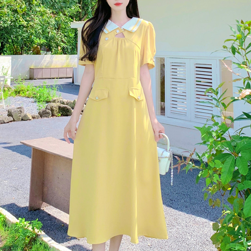 เดรสวัยรุ่น-เดรสคนอ้วนวัยรุ่น L-4XL(อก38-46 นิ้ว)
