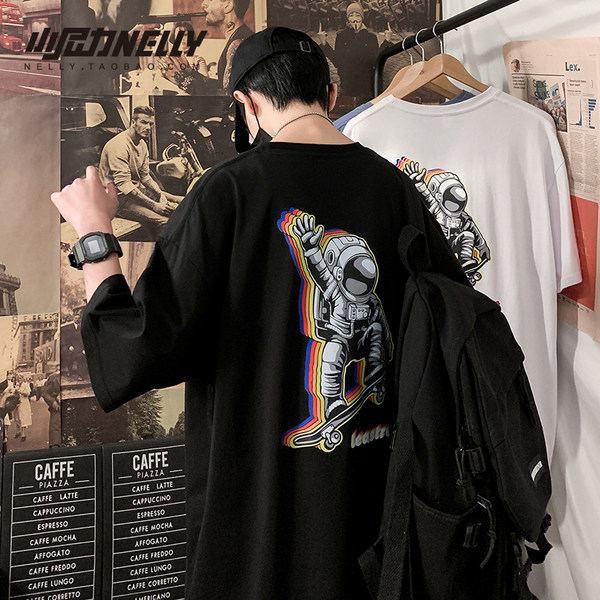 เสื้อยืดคอกลม ผู้ชาย เสื้อยืดผู้ชายเกาหลี เสื้อยืดเกาหลี แบรนด์ NELLY