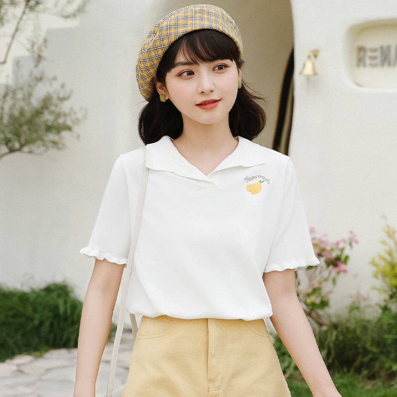 เสื้อผ้าวัยรุ่นเกาหลี เสื้อยืดวัยรุ่นผู้หญิง มีขนาด S M L XL