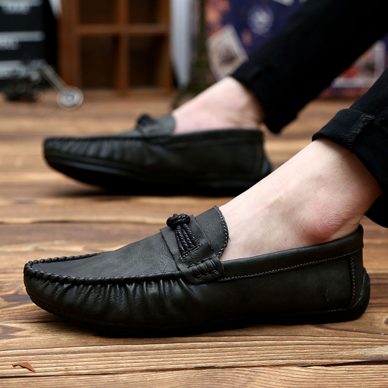 รองเท้าโลฟเฟอร์ชาย รองเท้าผู้ชาย รองเท้าแฟชั่นชาย รองเท้าหนังผู้ชาย Men Loafer Slip-On Shoes