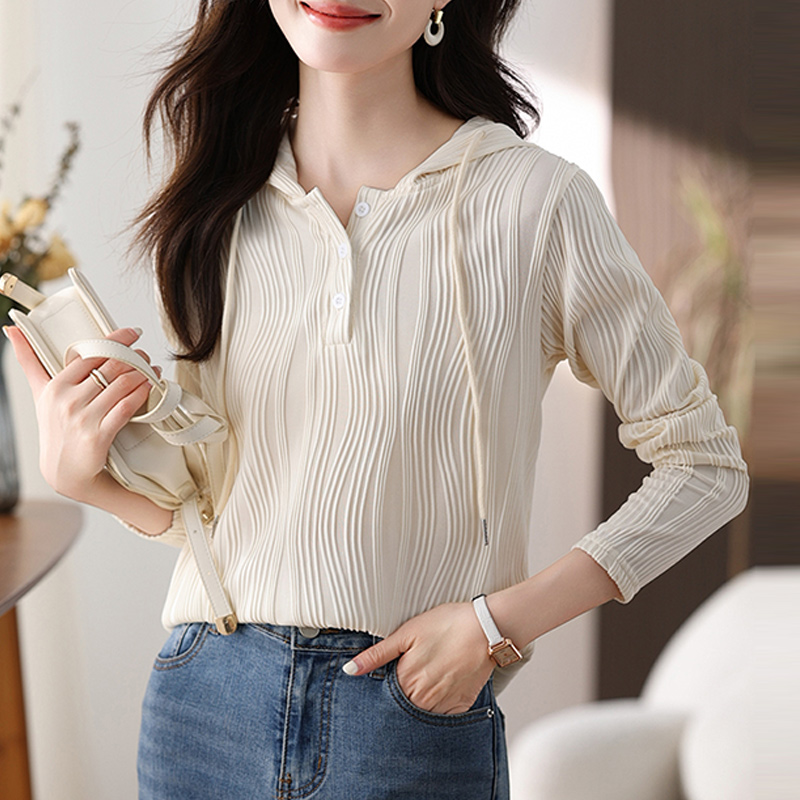 เสื้อเชิ้ตผู้หญิงแขนยาว เสื้อเชิ้ตผู้หญิงใส่ทํางาน 390 บาทต่อชิ้น ฟรีค่าจัดส่ง