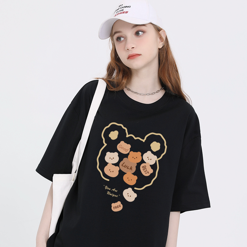 เสื้อผ้าวัยรุ่นเกาหลี เสื้อยืดวัยรุ่นผู้หญิง มีขนาด S M L XL