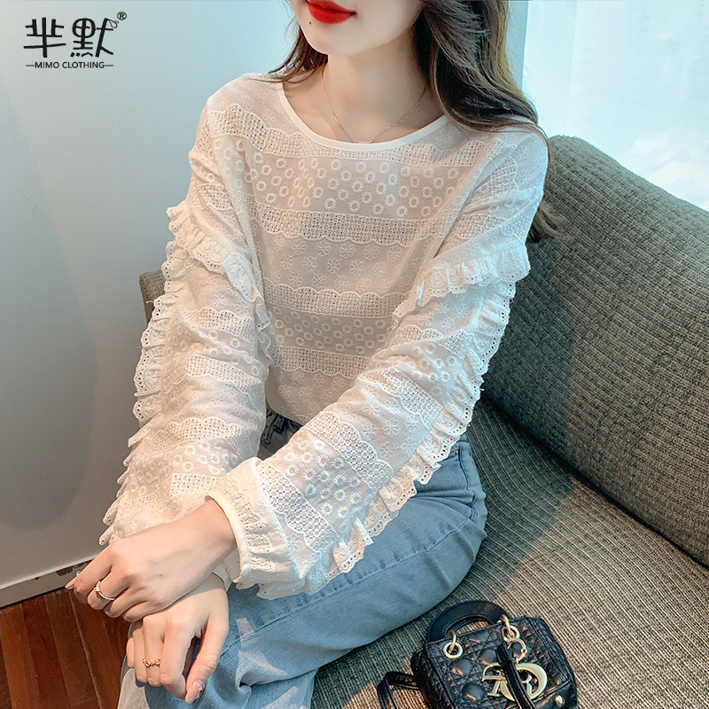 เสื้อลูกไม้ เสื้อเชิ้ตแขนยาว