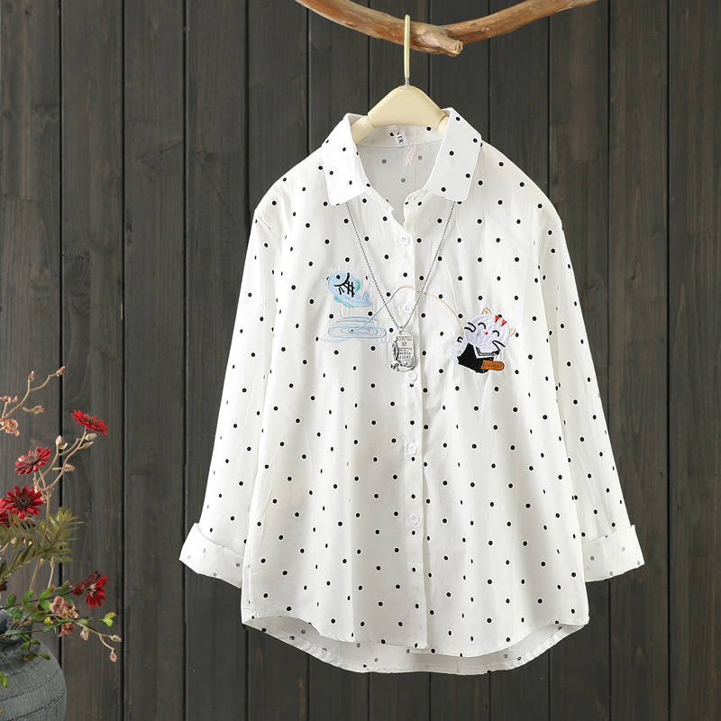 แบบเสื้อสวยๆ เสื้อผ้าฝ้ายลินิน เสื้อเชิ้ตผ้าลินิน