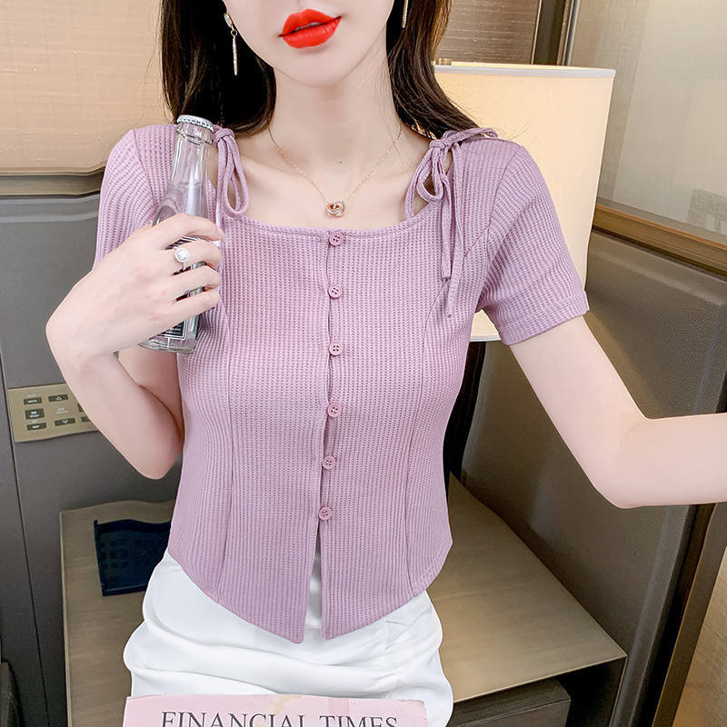 เสื้อยืดวัยรุ่นน่ารักๆ เสื้อวัยรุ่นแขนสั้น เสื้อผ้าวัยรุ่นเกาหลี แบรนด์ Wiyike