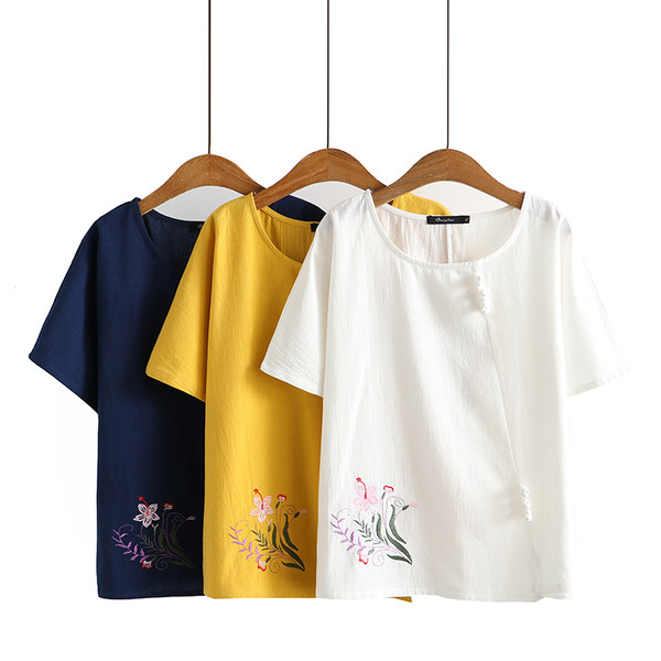เสื้อลินินสไตล์ผู้ใหญ่ เสื้อคุณแม่ เสื้อผู้ใหญ่ แบรนด์ LININ