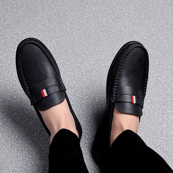 รองเท้าหนังผู้ชาย มีไซส์39-44 รองเท้าโลฟเฟอร์ชาย Slip-On Shoes