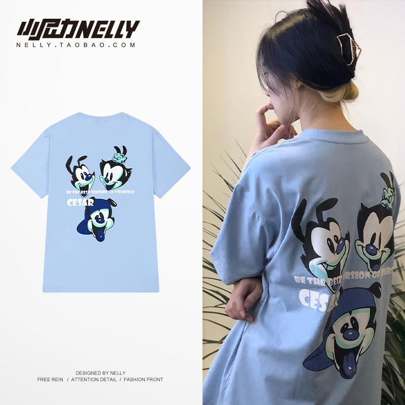 เสื้อยืดคอกลม ผู้ชาย เสื้อยืดผู้ชายเกาหลี เสื้อยืดเกาหลี แบรนด์ NELLY