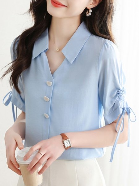 เสื้อชีฟองเกาหลี เสื้อชีฟองสวยๆ