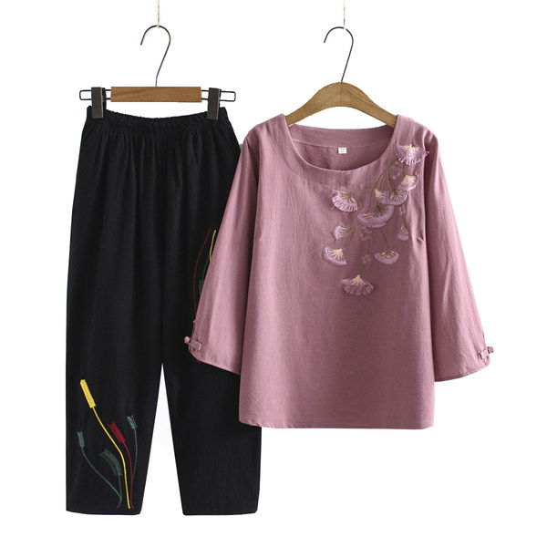 เสื้อลินินสไตล์ผู้ใหญ่ เสื้อคุณแม่ เสื้อผู้ใหญ่ แบรนด์ LININ