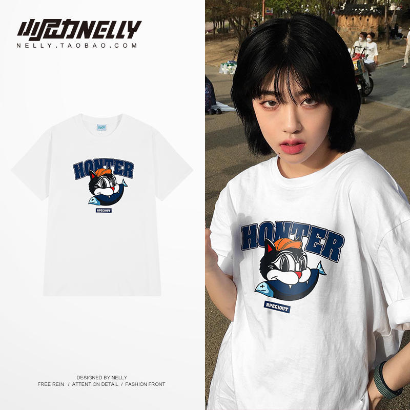 เสื้อยืดคอกลม ผู้ชาย เสื้อยืดผู้ชายเกาหลี เสื้อยืดเกาหลี แบรนด์ NELLY