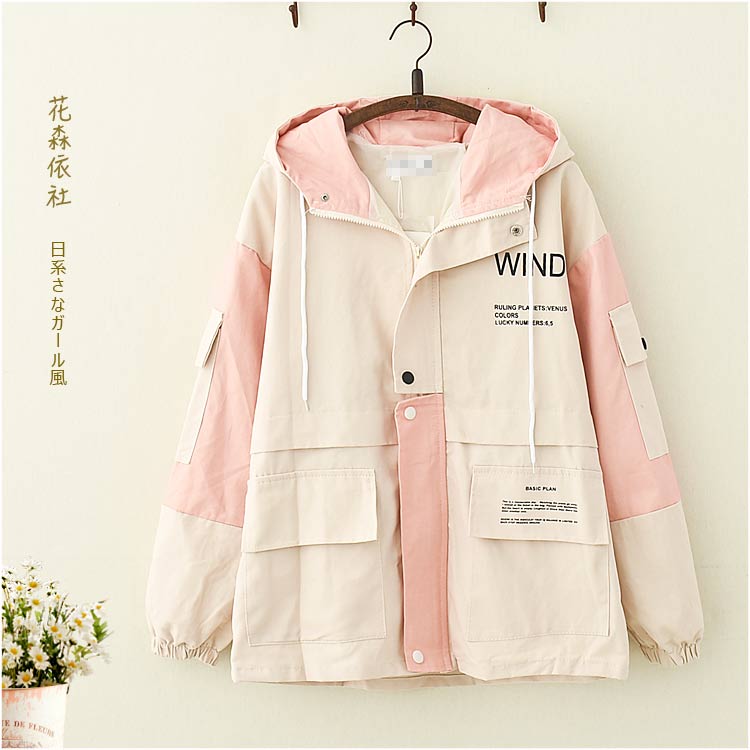 เสื้อกันหนาว เสื้อแจ็กเก็ตสไตล์ญี่ปุ่น น่ารัก สั่งเลย ส่งฟรีEMS