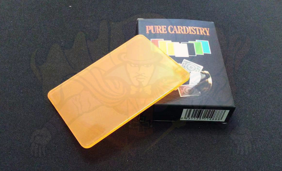 อุปกรณ์เสริมมายากล แผ่นพลาสติก ฝึกตัดไพ่ Trainer Deck (Pure Cardistry)
