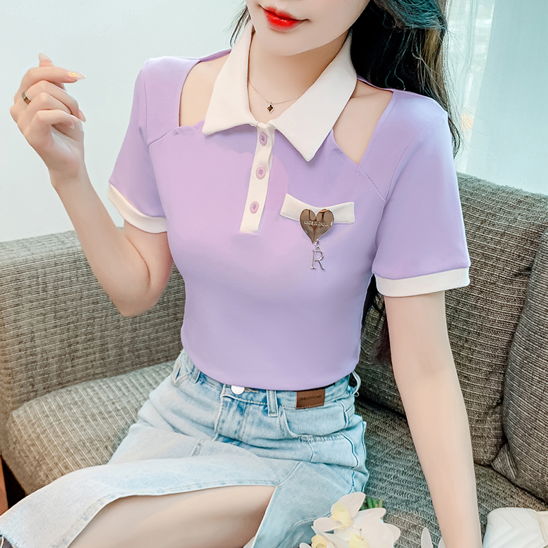 เสื้อผ้าวัยรุ่นเกาหลี เสื้อยืดวัยรุ่นผู้หญิง มีขนาด S M L XL