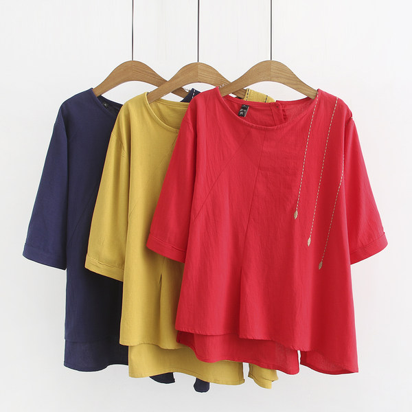 เสื้อลินินสไตล์ผู้ใหญ่ เสื้อคุณแม่ เสื้อผู้ใหญ่ แบรนด์ LININ