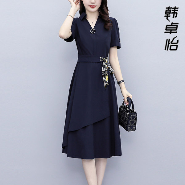 เดรสวัยผู้ใหญ่40-60ปี เดรสคุณแม่ ชุดเดรสทำงานวัยผู้ใหญ่ แบรนด์ MAMA DRESS