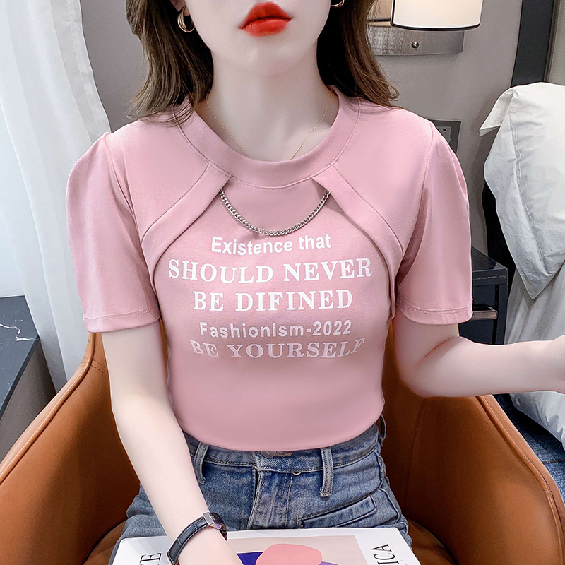เสื้อผ้าวัยรุ่นเกาหลี เสื้อยืดวัยรุ่นผู้หญิง มีขนาด S M L XL