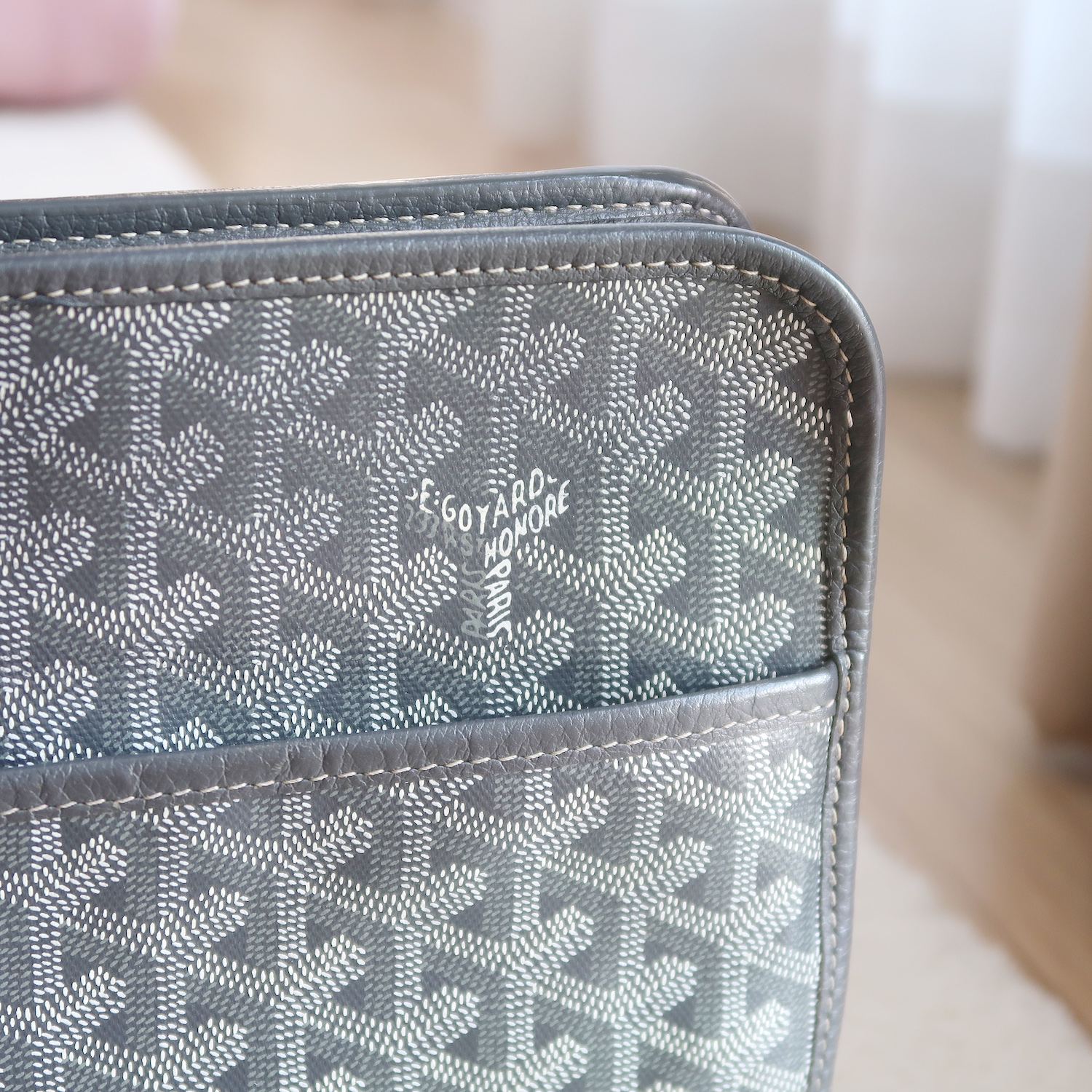 Goyard Grey Jouvence Clutch MM 2020