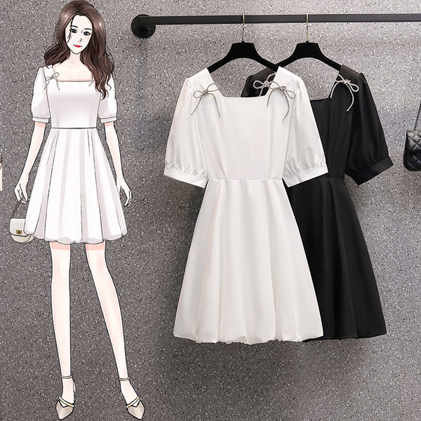 เดรสคนอ้วน เดรสสาวอวบ ชุดเดรสคนอ้วนวัยรุ่น BY PLUS SIZE Girl