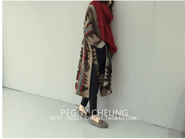 เสื้อคลุมกันหนาว ตัวยาว ผ้าทอเนื้อแน่นนุ่ม งานดีผ้าดีตามแบบเลยจ้า ใครชอบแนวนี้ต้องรีบจัดเลยจ้า