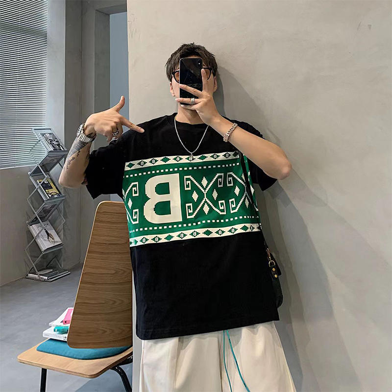 เสื้อยืดผู้ชายอ้วน S-5XL(อกเสื้อ39-51นิ้ว)
