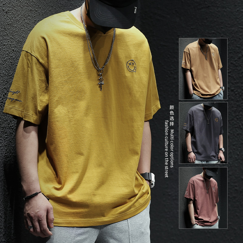 เสื้อยืดผู้ชายอ้วน S-5XL(อกเสื้อ39-51นิ้ว)
